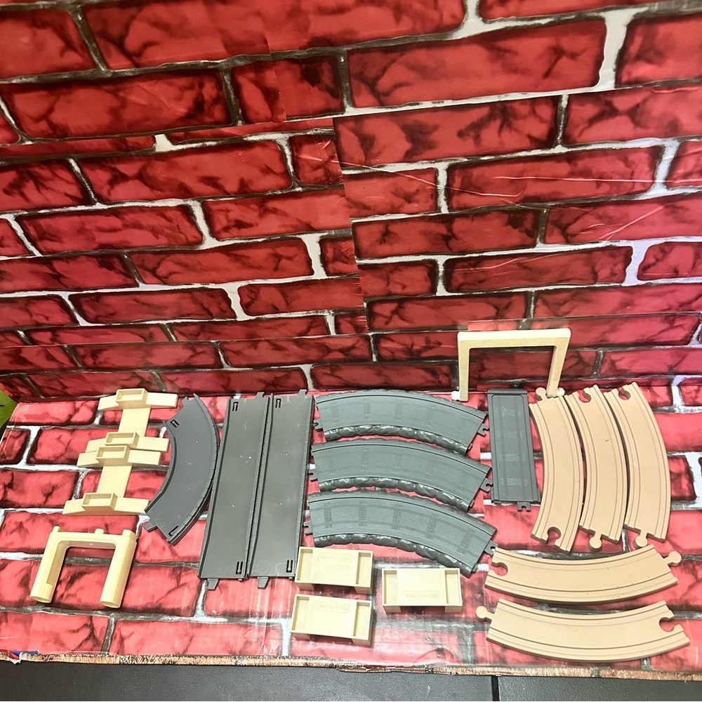 TOMY Trackmaster Toy Train Track Set with Curved and Straight Pieces vintage